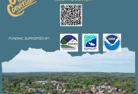 Text and an image of the Squamscott River