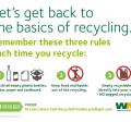 3 basic recycling rules