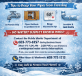 prevent frozen pipes