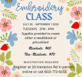 Embroidery class