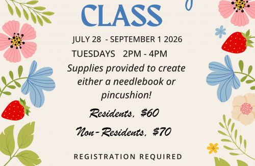Embroidery class