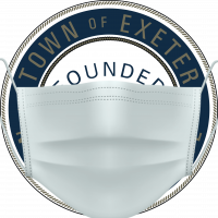 Town of Exeter Seal wearing a face covering