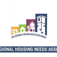 RPC regional Housing Needs Assessment logo with various types of housing over text