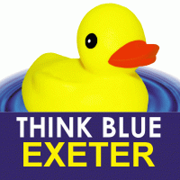 Think Blue Exeter logo