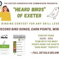 Flyer for Heard Birds of Exeter Contest