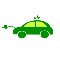 clip art of a plug in vehicle