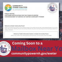 Screen shot showing the PDF copy of an informational mailer being sent to residents
