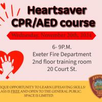 CPR class flyer