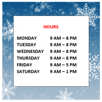 Winter Library Hours - 2023