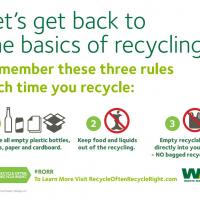 3 basic recycling rules