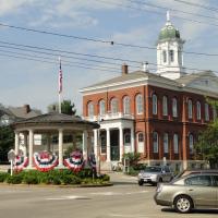 Town Hall and the Bandstand