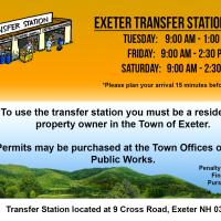 transfer station hours