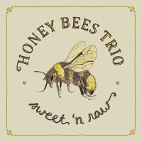 A Honey bee with Honey bee trio written above it