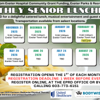2025-26 Monthly Senior Luncheons