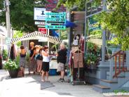 Exeter businesses during the summer sidewalk sale