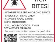 Prevent Tick Bites Flyer