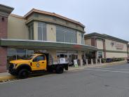 2019: DPW truck at Hannaford