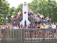 Exeter High School Senior Class cleans up Planet Playground