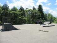 One of the ramps at the John C. Littlefield Skatepark