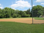 A baseball diamond