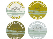 Sustainable Certification Stickers Images of the 4 tiers