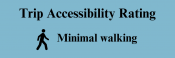 Accessibility Ratings Minimal Walking