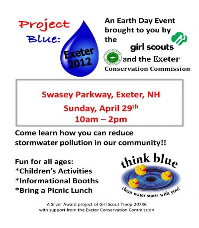 Project Blue Event flyer