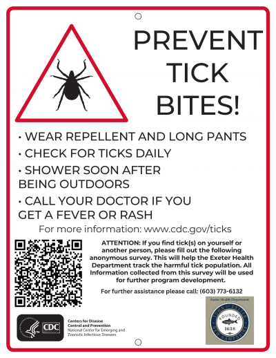 Prevent Tick Bites Flyer