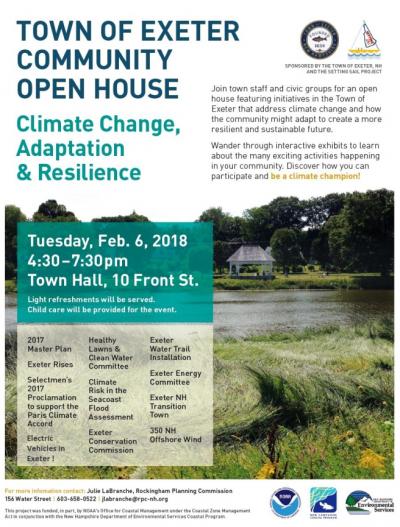 Climate Open House Flyer