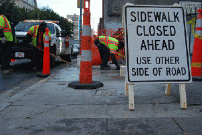 Downtown Sidewalk Construction