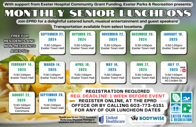 Monthly Senior Luncheons