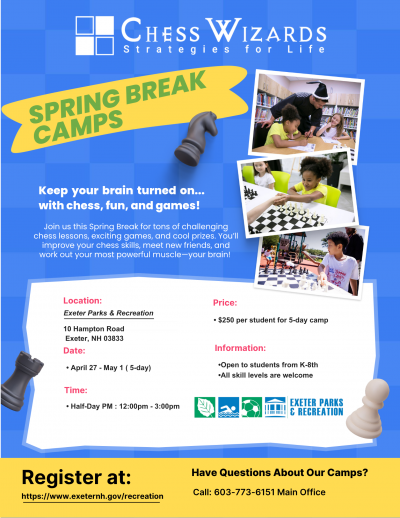Chess Wizards April Vacation Week Program