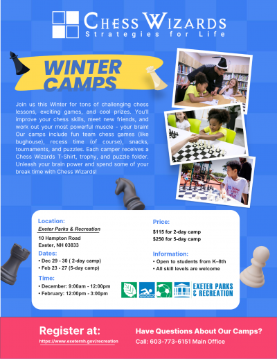Chess Wizards Holiday / Winter Break 
