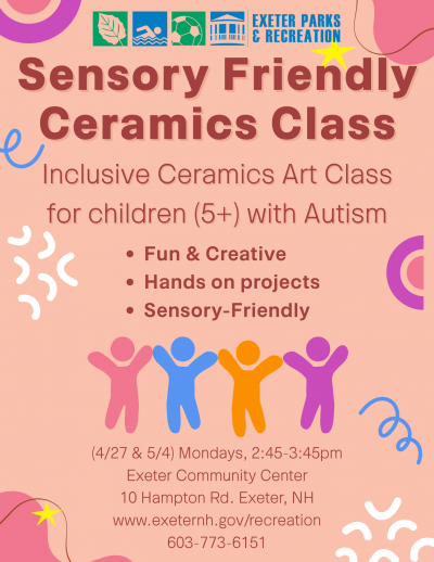 Sensory Friendly Ceramics Classes