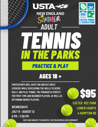 Tennis in the Parks 18+