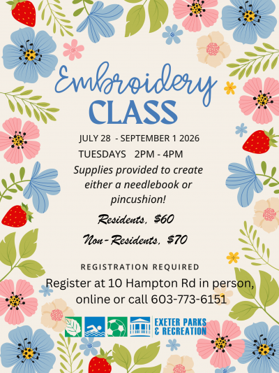Embroidery class