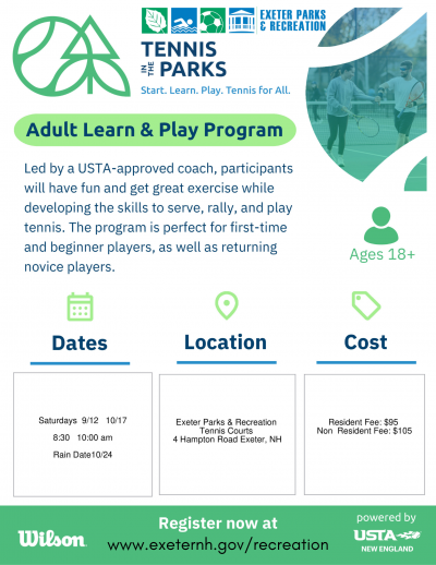 Tennis in the Parks 18+