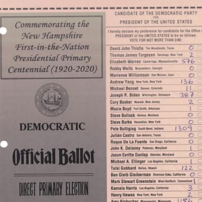 2020 Presidential Primary Results Town Of Exeter New Hampshire 2020 Presidential Primary Results Town Of Exeter New Hampshire