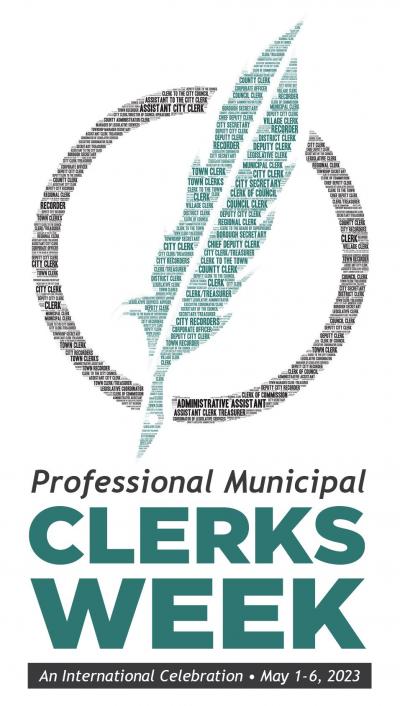 municipal clerks week logo