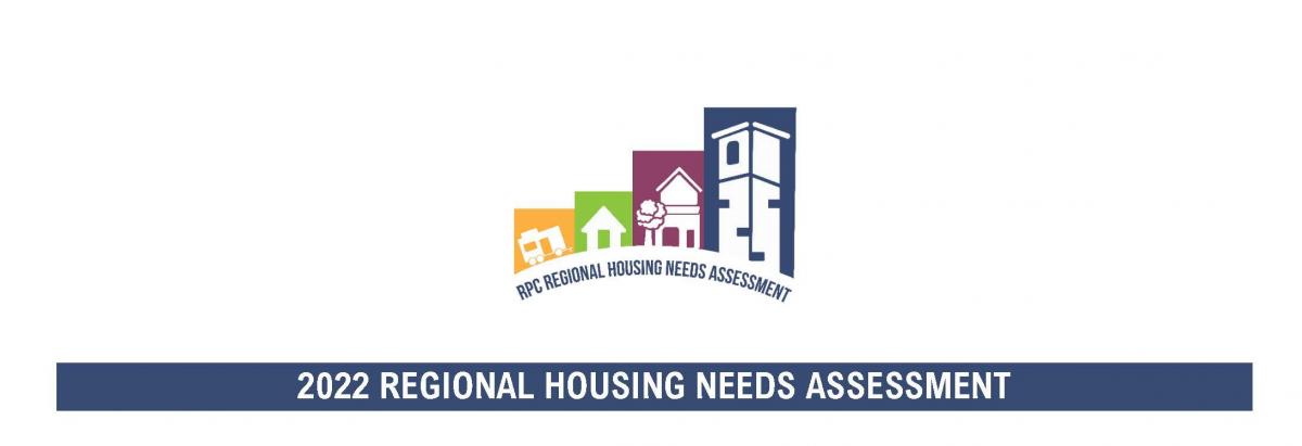 RPC regional Housing Needs Assessment logo with various types of housing over text