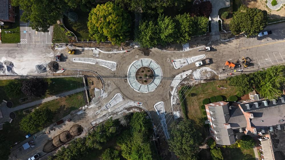 Roundabout construction update 8/24/26