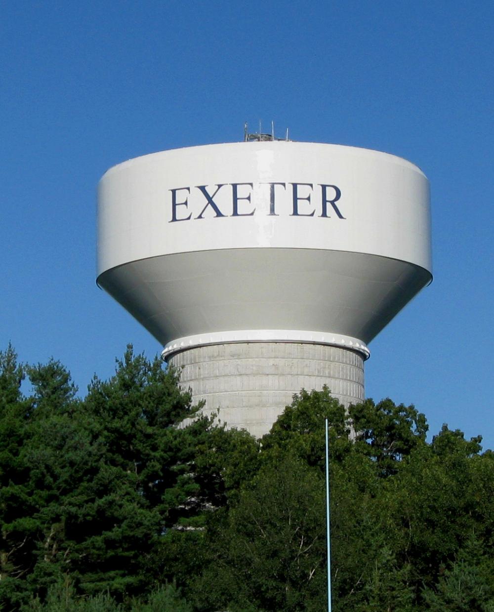 Epping Road Water Tower Maintenance Town of Exeter New Hampshire