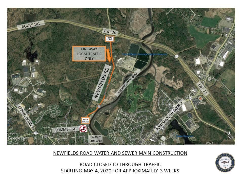 Newfields Road Sewer Force Main Upgrade Town of Exeter New Hampshire